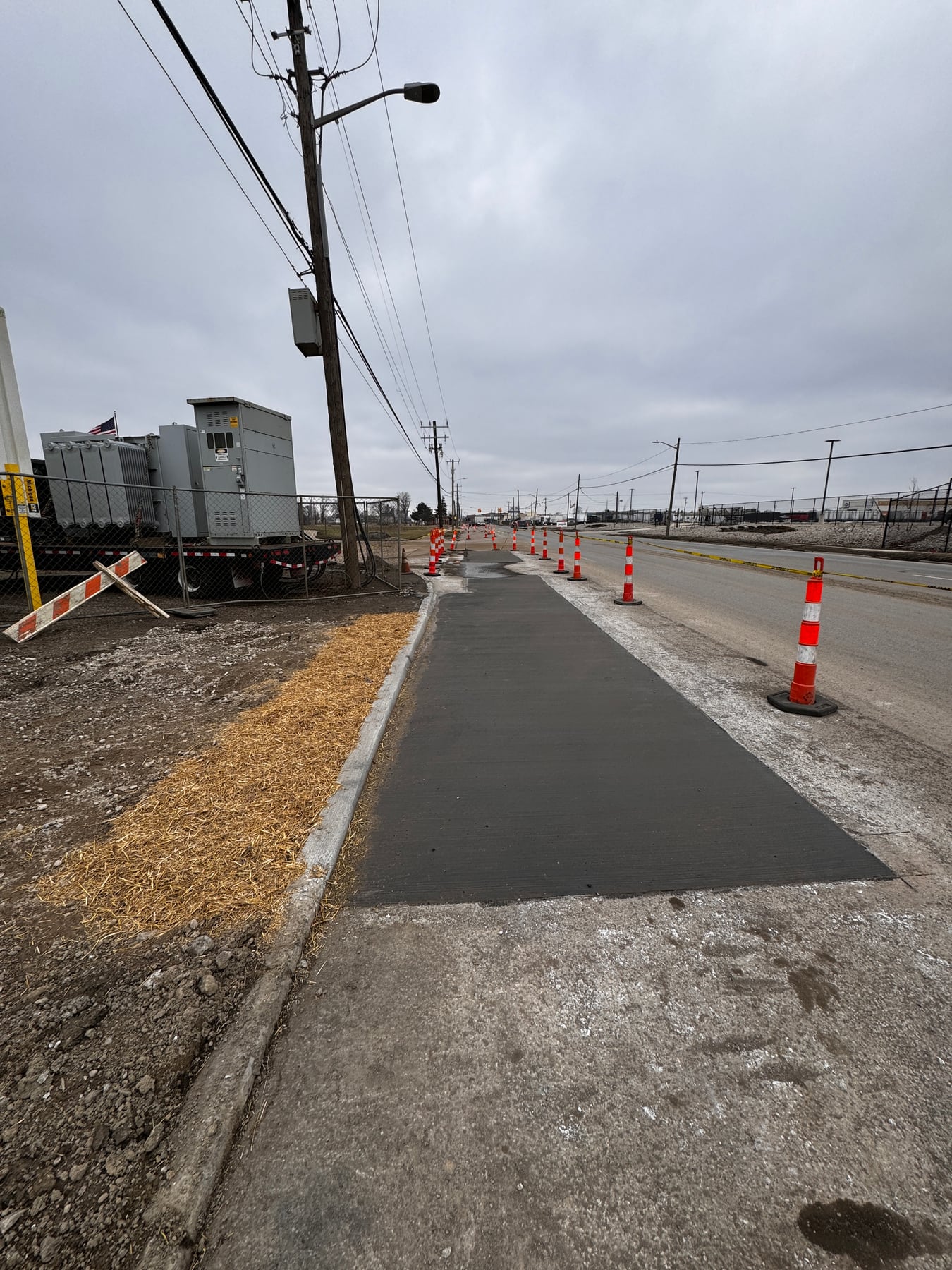 Road Curb & Gutter completed by Upmost Cement